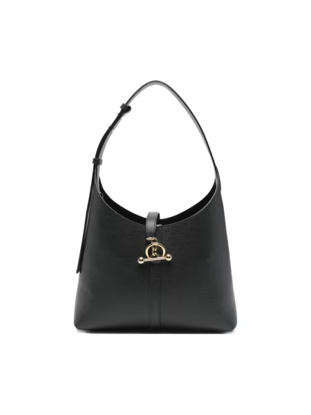 Torebka hobo Strathberry skórzana czarna