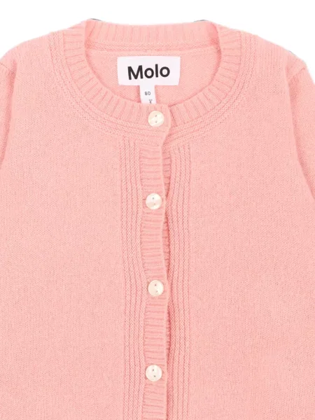 Kardigan dziecięcy Molo różowy