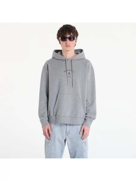 Меланжевая толстовка Mm6 серая