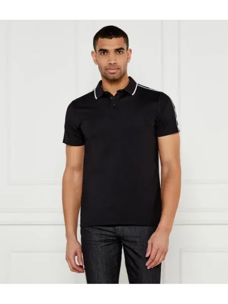 Guess Pólóing Regular Fit fekete
