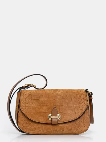 Torbica iz semiša Pollini rjava