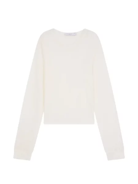 Top Iro cu decolteu în V alb