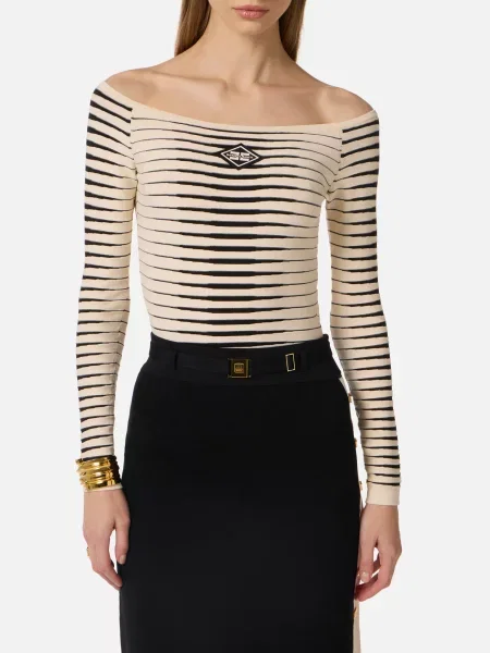 Боді Elisabetta Franchi бежеве