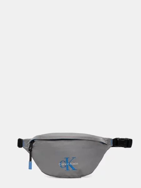 Calvin Klein Ľadvinka Bold Waistbag sivá