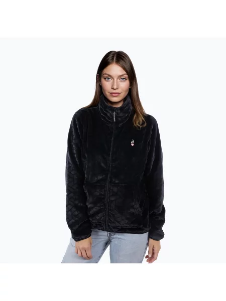 Bluză pentru femei Aulp Virlo Coral Fleece black negru