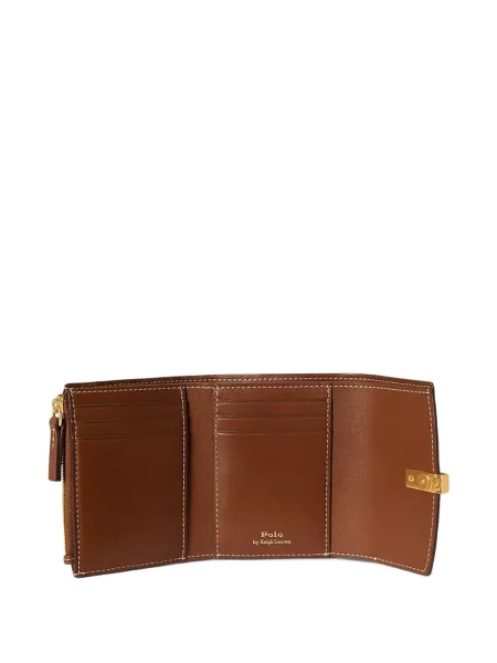 Bőr húzózsinór pólóing Polo Ralph Lauren barna