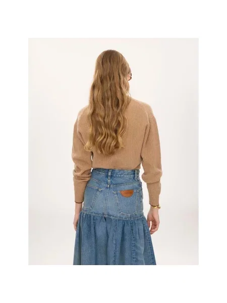 Sweter Chloe brązowy