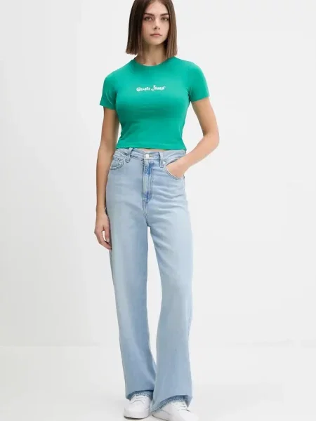 Футболка Guess Jeans зелений