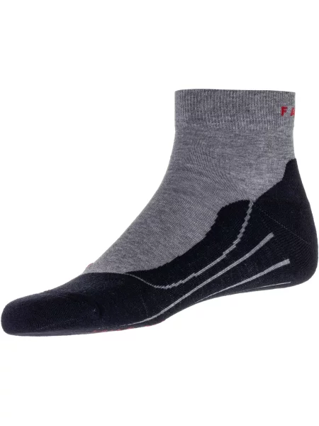 FALKE Șosete sport / roșu gri
