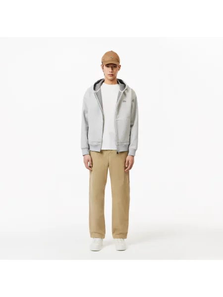 Lacoste Koszulka Z Długim Rękawem Z Bawełny Pima biała