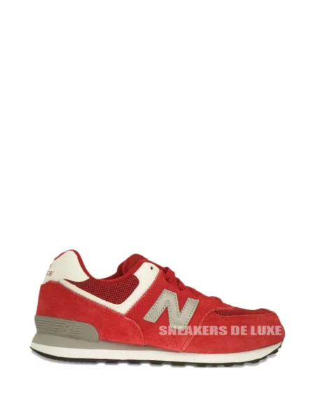 Маратонки New Balance 574 с принт червено