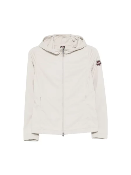 Kurtka Colmar z kapturem softshell szara