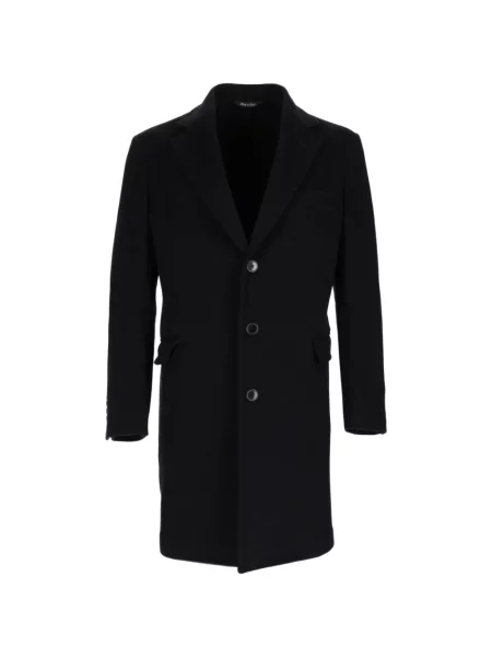 Palton Colamarino cu rever negru