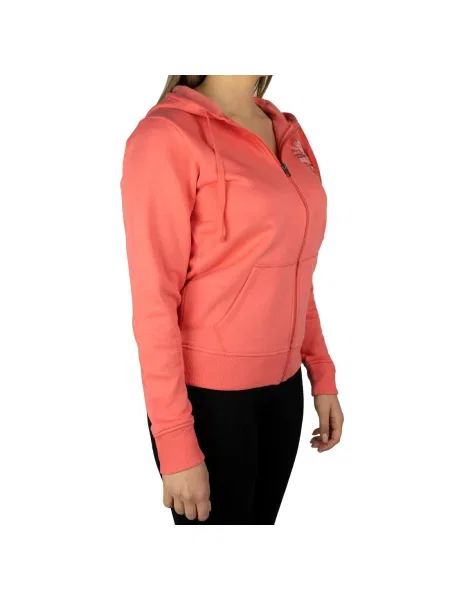 Bluza dresowa sportowa Skechers Full Zip Hoodie różowa
