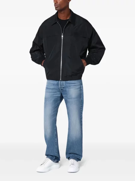 Geacă bomber Alexander Mcqueen cu broderie negru