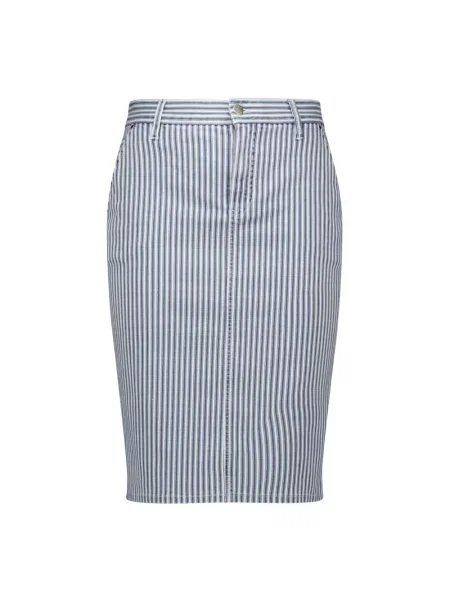 Spódnica jeansowa Gerry Weber w paski niebieska