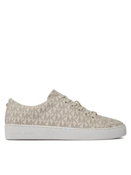MICHAEL Michael Kors Сникърси Keaton Lace Up Екрю бежово