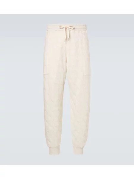 Tepláky Comme Des Garçons Homme jersey béžové