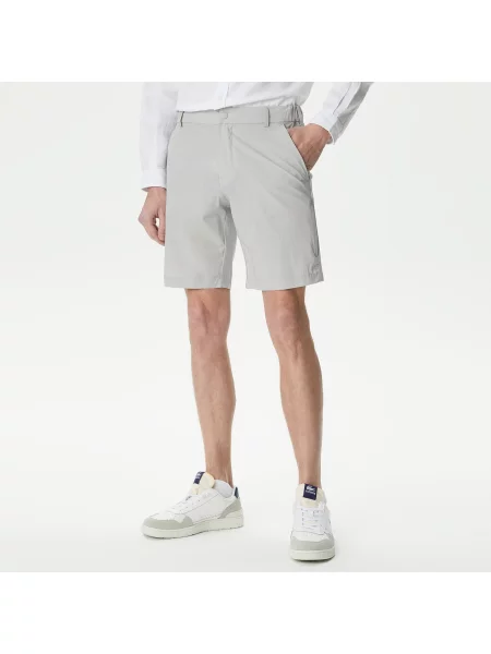 Lacoste Bermudy Lacoste szare