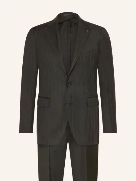 Tagliatore Oblek Extra Slim Fit tmavě zelená