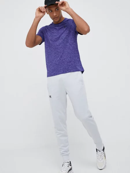 Under Armour Tepláky Fleece šedé