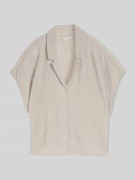 Bluzka koszulowa o kroju regular fit z mieszanki Tom Tailor Denim