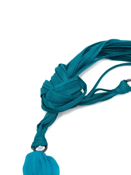 Colier Pleats Please Issey Miyake plisat albastru