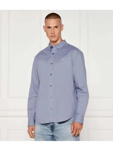 Calvin Klein Jeans Cămașă | Classic fit oxford albastru