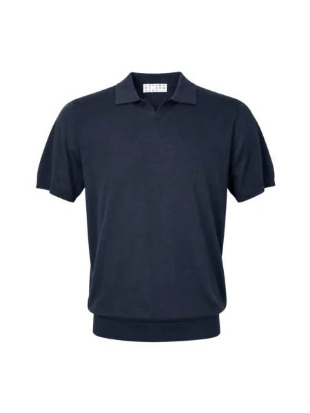 Koszula Cashmere Company z kaszmiru niebieska