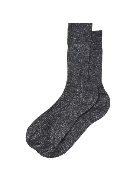 Șosete Peserico cu broderie tricotate gri