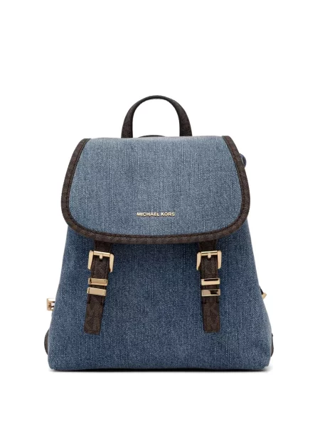 Cu centură rochie Michael Kors Collection din piele cu cataramă negru