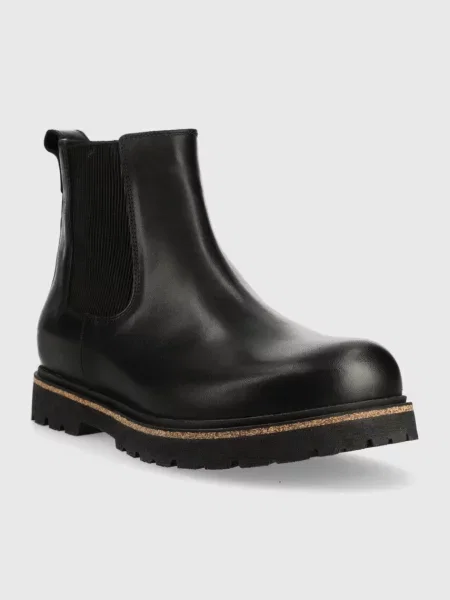 Buty trekkingowe Birkenstock Highwood Slip On Skórzane czarne