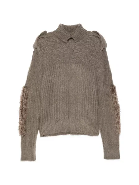 Garnitură de blană pulover Burberry cu blană