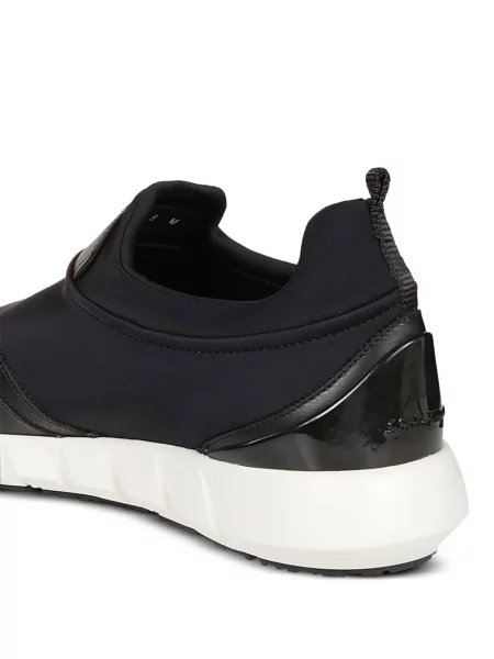 Kožené slip on tenisky Ferragamo černé