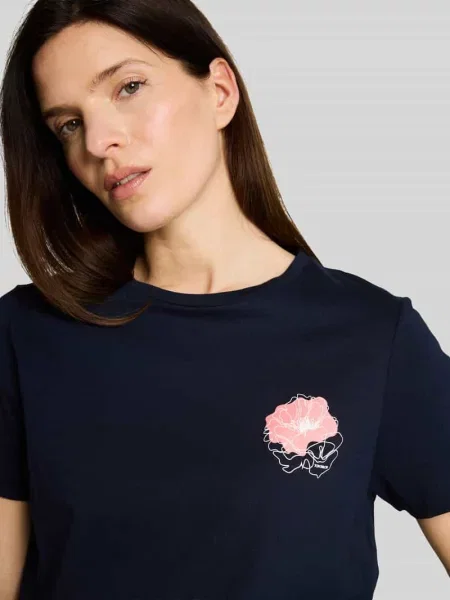 T-shirt o kroju regular fit z czystej bawełny z nadrukiem z motywem Tom Tailor