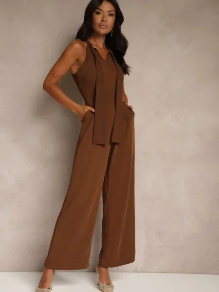 Salopetă Silelia maro