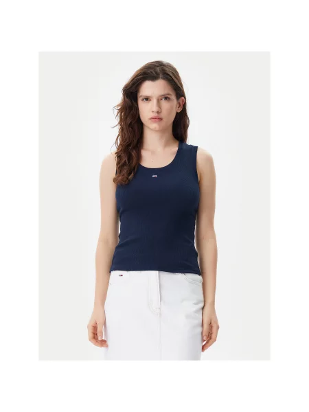 Top Tommy Jeans plava