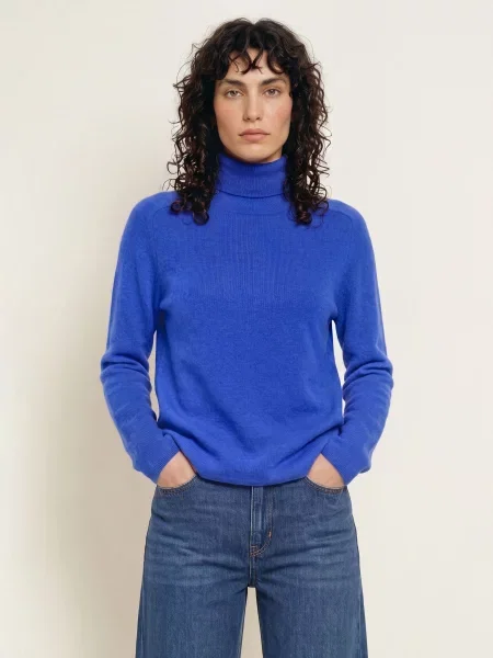 Mm By Max Mara Rolák Carioca S Kašmírem modrá