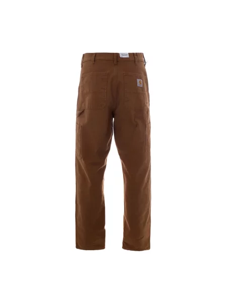 Spodnie Carhartt Wip brązowe