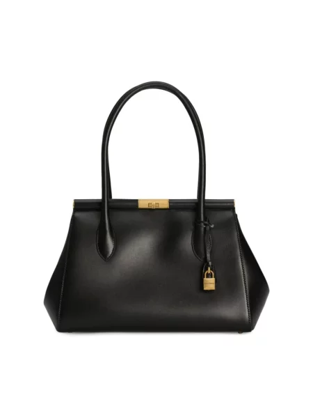 Torebka skórzana Dolce And Gabbana skórzana czarna