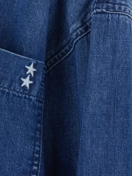 Traper košulja Icon Denim prsni džepovi plava