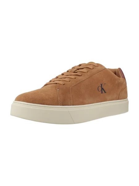 Sneakerși Calvin Klein clasici maro