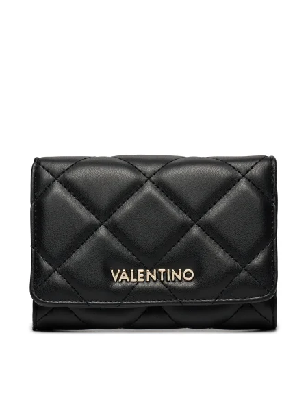 Valentino Голям дамски портфейл Ocarina черен