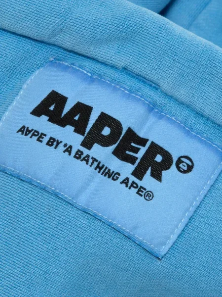 Hanorac cu glugă Aape By A Bathing Ape cu glugă albastru