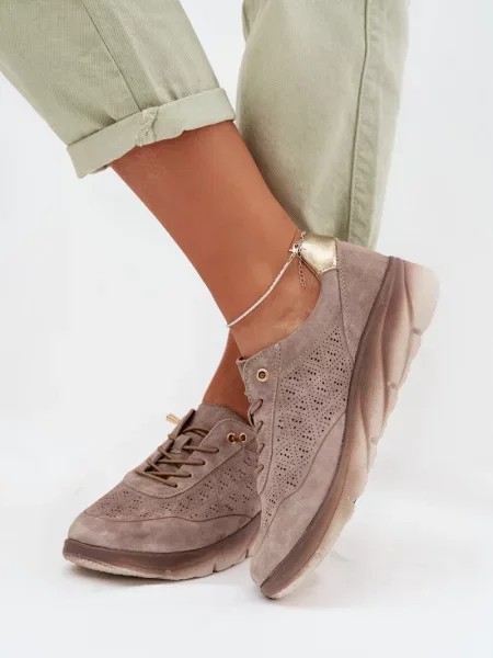 Usnjene superge Sergio Leone kaki