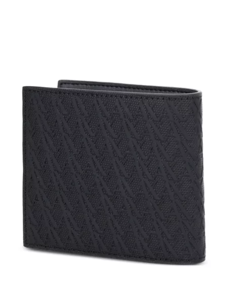 Portofel Armani Exchange cu autograf negru