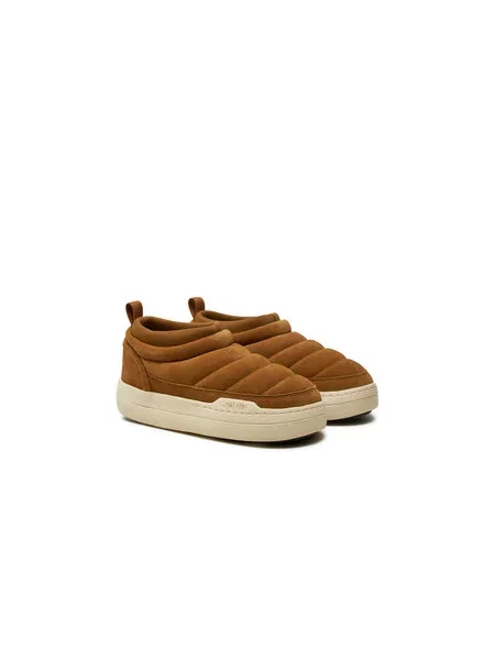 Členková obuv Moon Boot Park Soft Suede hnedá