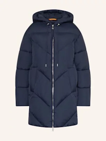 Boss Płaszcz Pikowany Piapolly blau granatowy