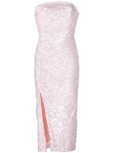 Rochie Needle & Thread cu paiete roz