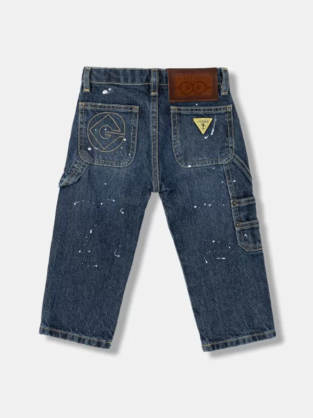 Guess rifle relaxed fit detské GJ X MINIONS modrá